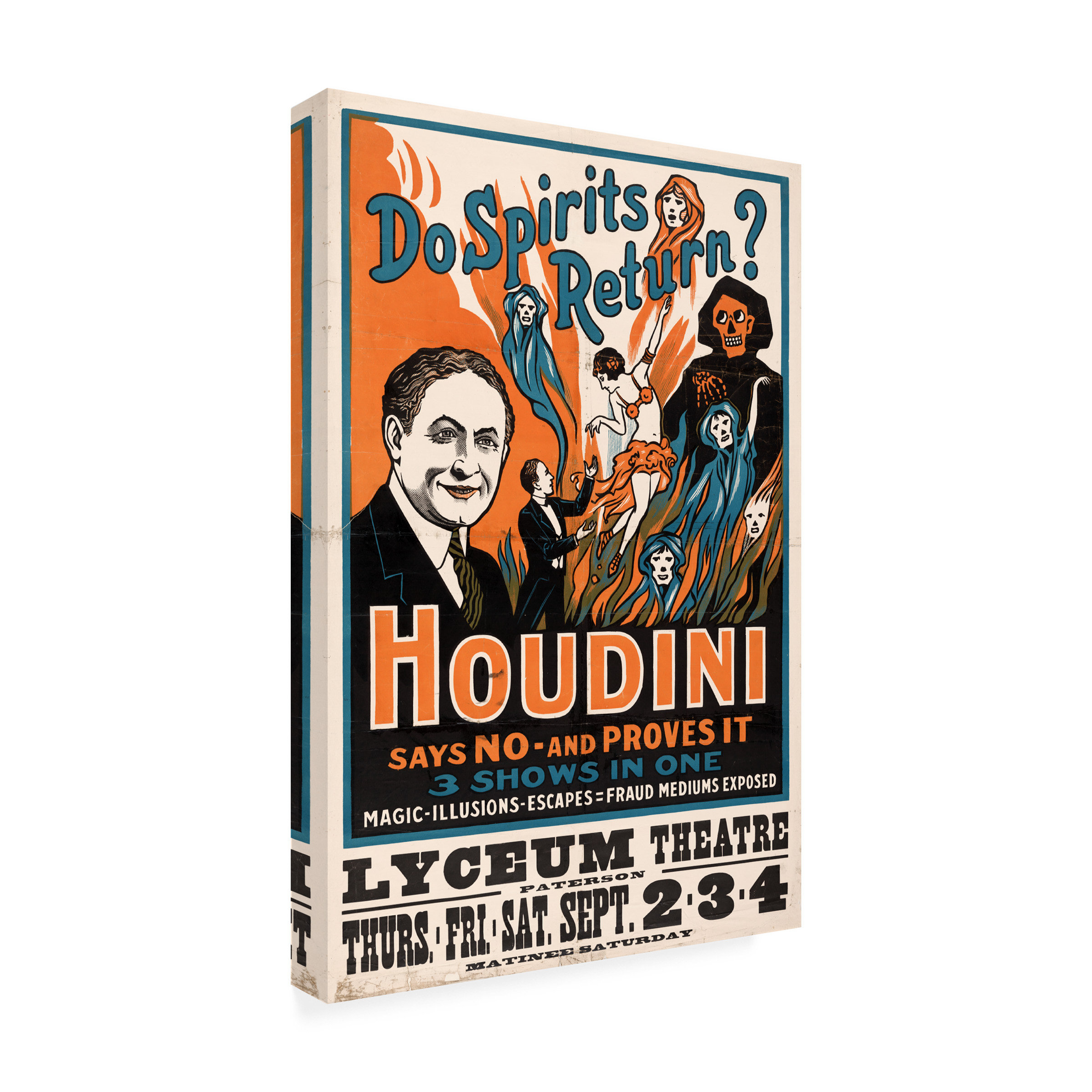 Winston Porter " Do Spirits Return Houdini " by Print Collection